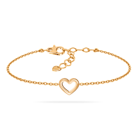 Браслет 01-705068 золото Сердце