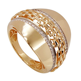 Кольцо кл4401-01 золото