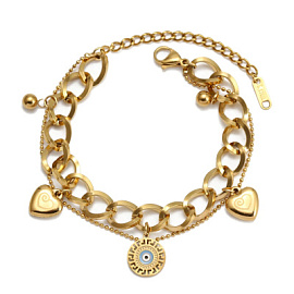 Браслет 193160006g ювелирный сплав Глаз-антисглаз