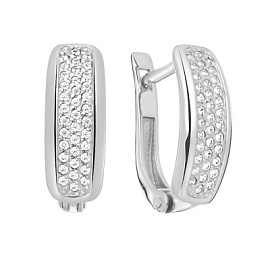 Серьги дорожка с105013р серебро Дорожка