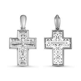 Крест христианский с080597 серебро