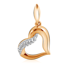 Подвеска 034792 золото Сердце