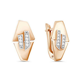 Серьги 022680 золото