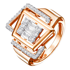 Кольцо кл4489-01 золото