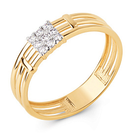 Кольцо 026681-4102 золото