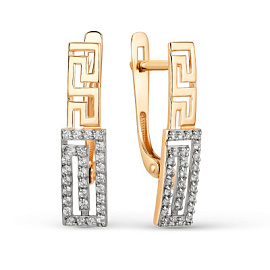 Серьги 032532-1102 золото версаче