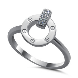 Кольцо 2112732969a серебро Картье винт