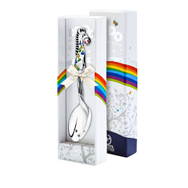 Посуда ложка чайная 267ЛЖ05807-ч серебро Лошадь