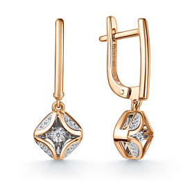 Серьги подвесные 02-11-51191-31-00-1 золото