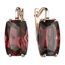 Серьги один камень 3397 гр золото