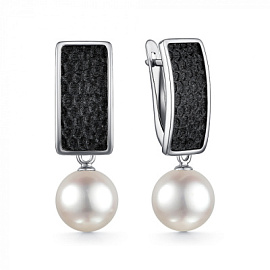 Серьги подвесные 52863SP1B серебро