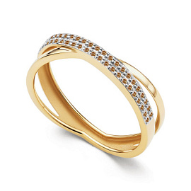 Кольцо дорожка 16268-317 золото Дорожка