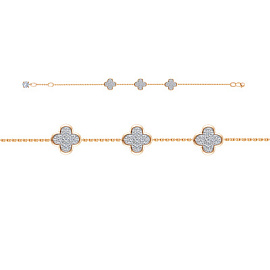 Браслет 7703977 золото Ван Клиф